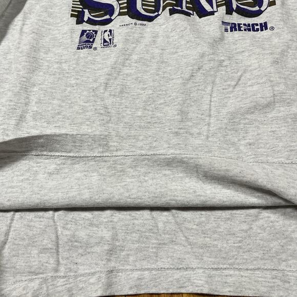 Vintage Phoenix Suns Mock Double Layer XL Single Stitch T-Shirt Trench 1992 NBA - Picture 8 of 12